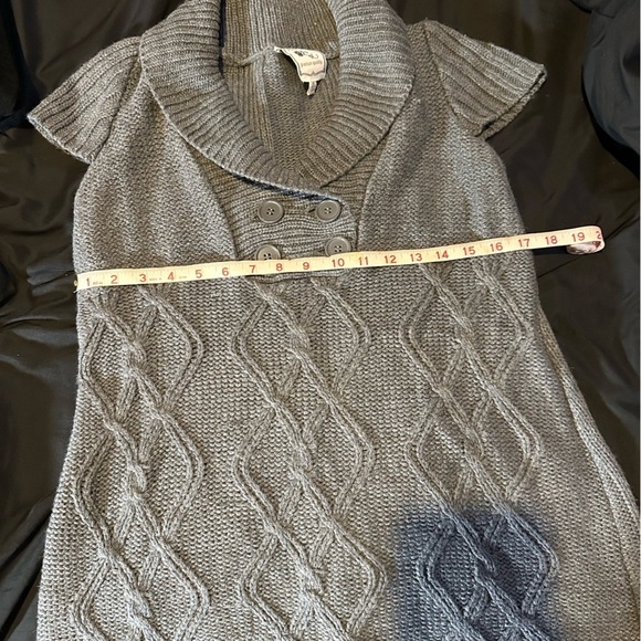 Pink Rose Grey Sweater Size XL NWOT - Picture 4 of 6